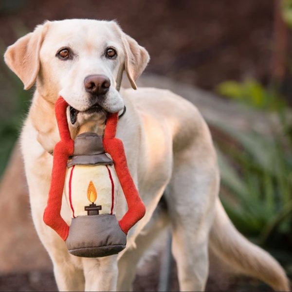 Pluche lantaarn hondenspeelgoed
